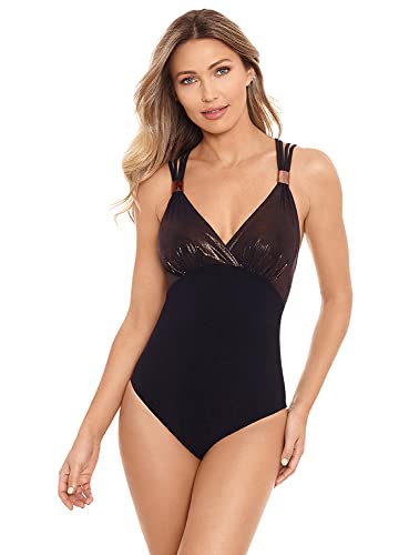 Women's Swimwear Horizon V-Neckline Soft Cup Strappy Back One Piece Swimsuit