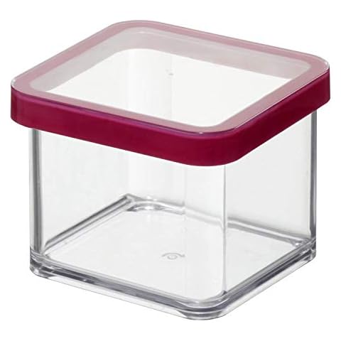 Rotho Loft quadratische Vorratsdose mit Deckel und Dichtung, Kunststoff BPA-frei Cover
