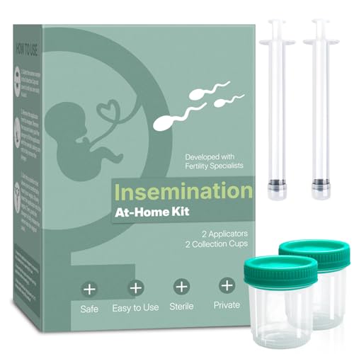 Home Insemination Kit for Women – Safe & Comfortable Artificial Insemination Kit with Discreet...