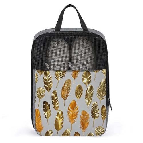 Bolsa de almacenamiento para zapatos de viaje y fundas protectoras transpirables con cremallera