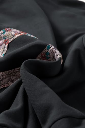 SELINK Girls Long Sleeve Tops Peace Sign Shirts Floral Peace Symbol Crewneck Tunic Shirt Casual Pullover Top4