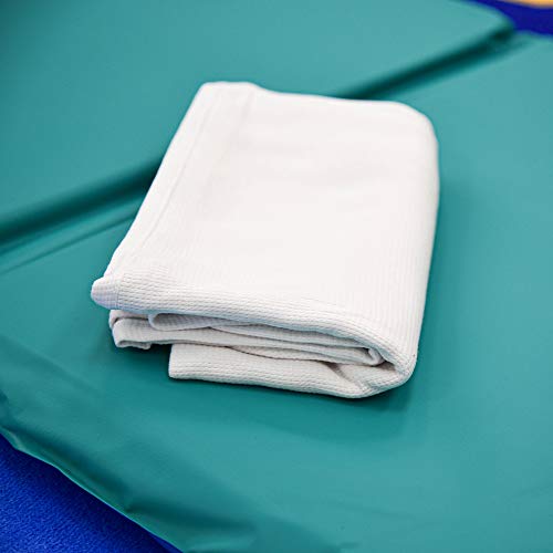 Angeles Waffle Weave Blankets, Set-6, White, Afb7955, 100% Cotton, Toddler Cot Or Rest Mat Nap Blanket For Classroom, Preschool, Daycare Or Nursery #TOP3