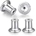 Earring Lifters Adjustable Hypoallergenic Sterling Silver Earring Backs Lifts for Studs,Secure Safety Earring Backs Replacements for Post Earring Auto Locking Earring Backs Magic Lifters Earring Backs