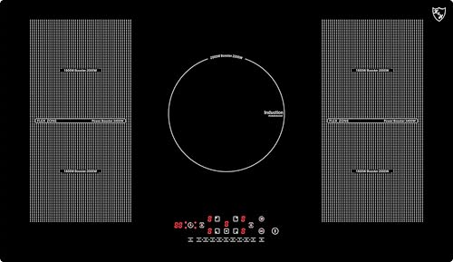 K&H Induktionskochfeld 90-IN-9400FLX [5 ZONEN] - Induktionskochplatte - Induktionsherdplatte Sensor...