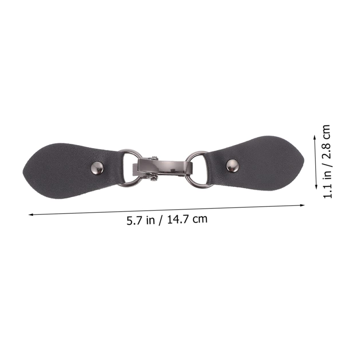 LIFKOME Cierres Metálicos Para Cárdigan Con Broche De Hebilla Y Pin Para Suéter Clips De Piel Negros Resistentes Para Accesorios De Ropa Y Chal Diseño Retro Duradero Y