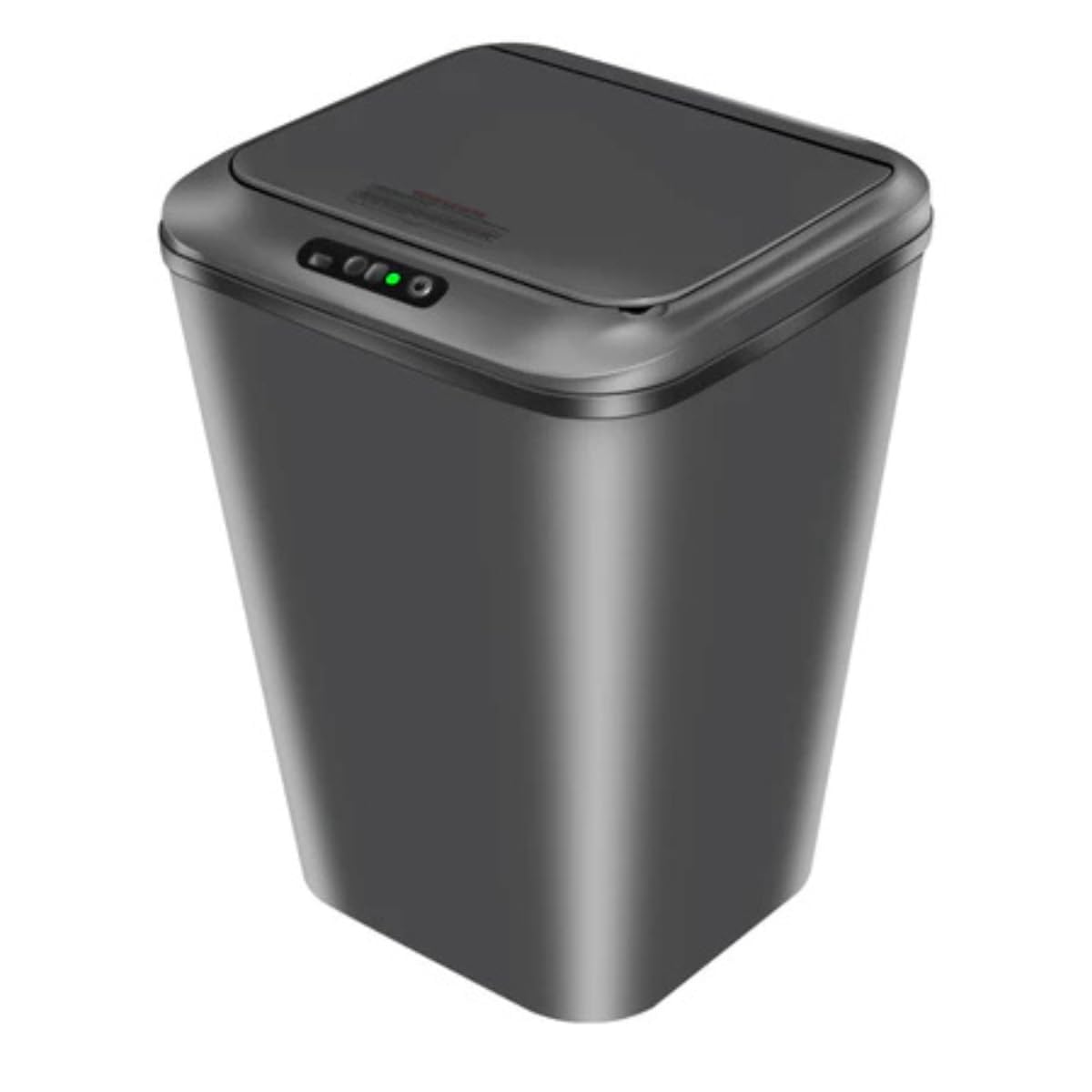 Lixeira Automática 16L com Sensor USB Silenciosa Compacta Preta