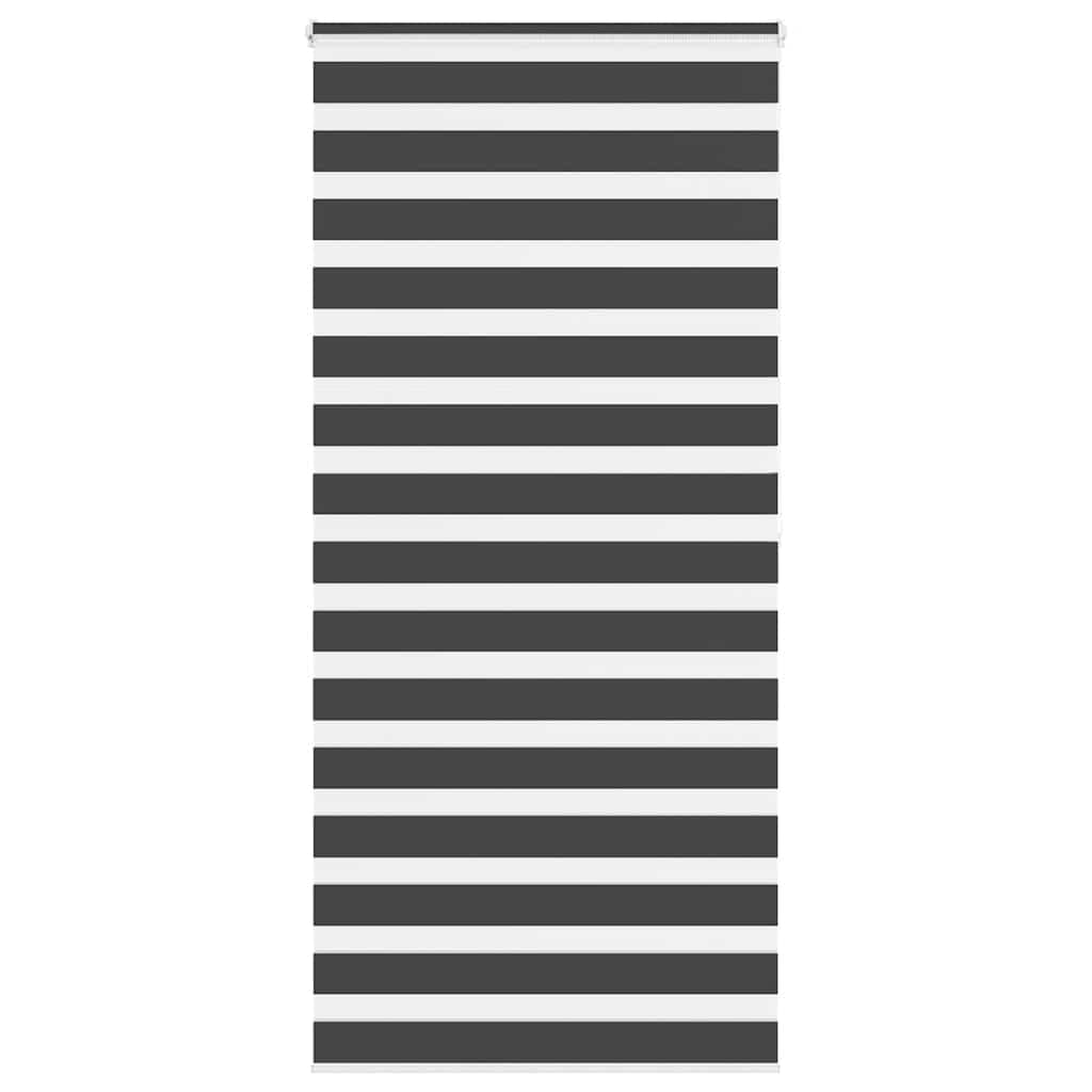 Store Zebre Noir 115x200 cm Polyester