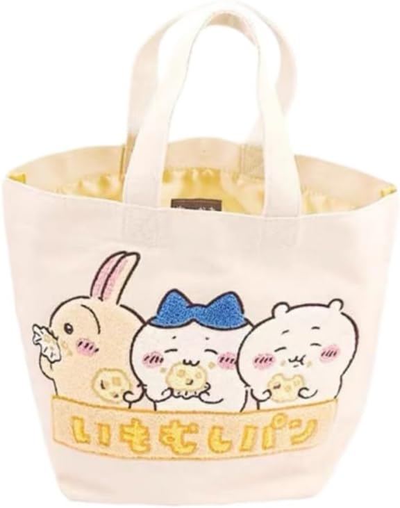 Amazon | [Kirnuo] ちいかわじいかわ 刺繍 トートバッグ