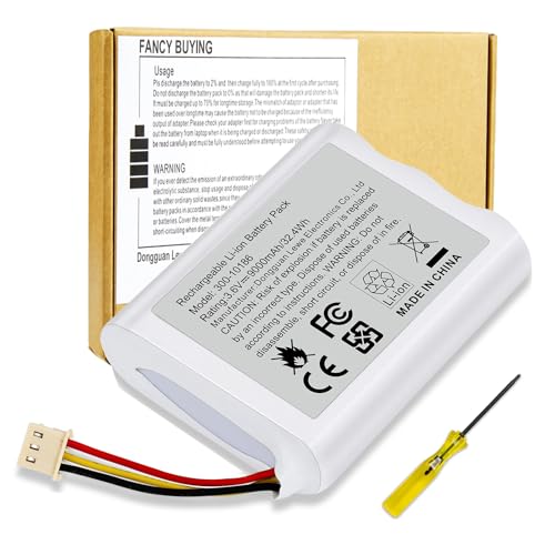 9000mAh Battery 300-10186 Replacement for ADT Command Smart Security Panel ADT5AIO-1 ADT5AIO-2 ADT5AIO-3 ADT7AIO-1 ADT 2X16 AIO Home Security System ADT2X16AIO-1 ADT2X16AIO-2 Battery 3.6V 32.4Wh