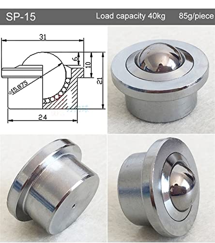 Rueda de desplazamiento flexible SP-22 con giro de 360 grados 5