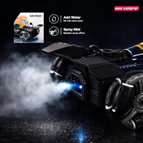 Image of MiniExplorer RC 4x4 Formula F1 Drift Smoke Car 1:14 Scale | Hand Gesture Sensor & Remote Control | 2.4GHz High Speed Racing Car with 360 Spin, Lights, Music & Smoke | Toy for Boys & Girls 4+