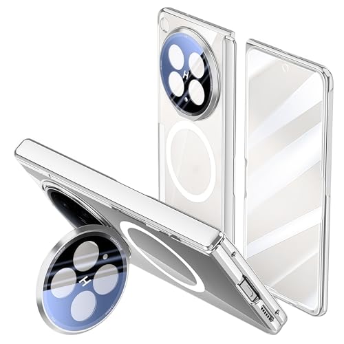 Coque Oppo Find N6 élégante en argenté avec béquille pour vos sessions streaming