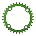 X AUTOHAUX 32 Teeth 104mm 4 Holes Aluminum Alloy Bicycle Bike Round Narrow Wide Chainring Crankset Tooth Plate Green
