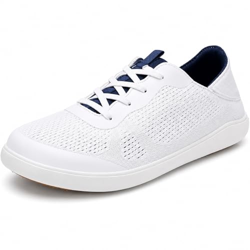 Fountavista Men's Slip On Shoes, Wide Toe Box(White,11) - image 1