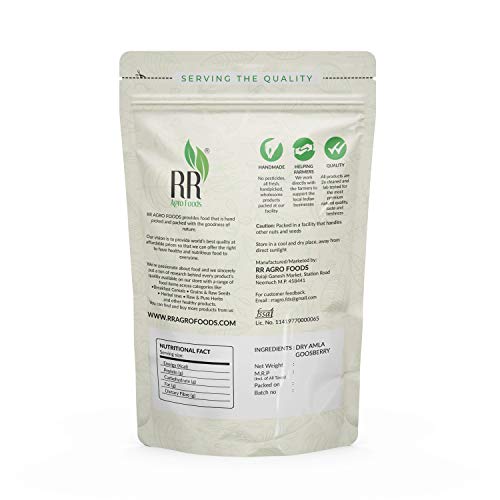 RR AGRO FOODS Amla Dried Whole Indian Gooseberry (500 g)