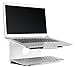 RICOO MTS-02 Supporto PC portatile Rialzo laptop per scrivania Compatibile con Mac-Book Piedistallo da tavolo Per schermo notebook Argenteo