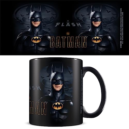 Pyramid International The Flash Mug (I'm Batman Design) 11oz Ceramic Coffee Mug, Cups and Coffee Mugs for Women, Mugs for Men, Mugs for Kids - Official Merchandise, Black
