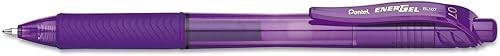 Miniatura 2 de Pentel EnerGel X Bolígrafo de gel retráctil, violeta, mediano (PENBL107V)
