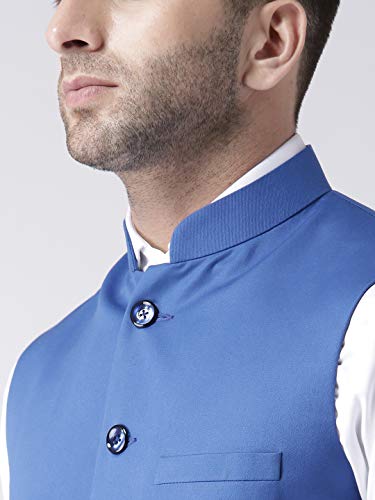 Image of hangup Men's Synthetic Notch Lapel Suit (2BasketTR Dblue 38 Dark Blue