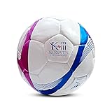 Champions League Thermal Soccer Ball Size 5 | Premium Match, Training & Practice Football Ball for Adults & Kids | Durable Synthetic Leather | World Cup Design | Indoor & Outdoor | Grass & Turf Play