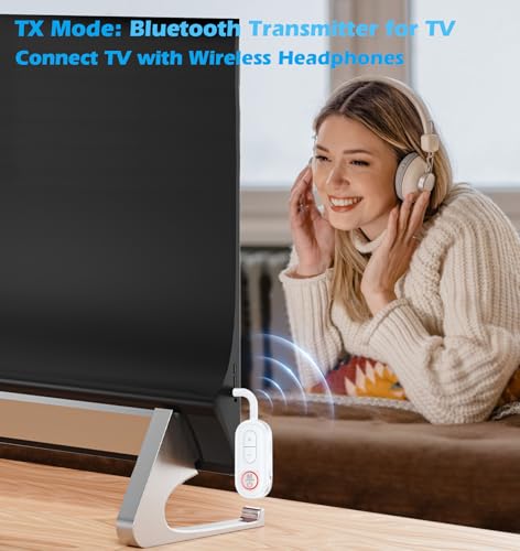 Kaiy Bluetooth Transmitter Receiver, Bluetooth Car Adapter For Handsfree Call Music, Bluetooth Adapter For Airplane Headphones thumb #3
