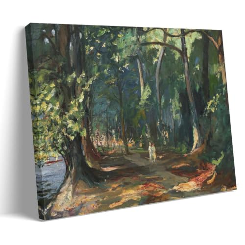 Affiche Le Chemin au Bord de la Rivière Sir John Lavery Impression Impressionniste 40x60cm