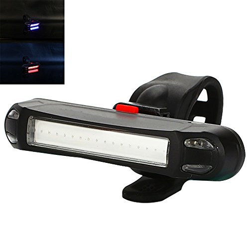 SSXY LED Luz Trasera de Bicicleta Modo Intermitente múltiple Anillo Suave Fijación Luz de Bicicleta Luces de Advertencia Equipo para Montar a Caballo por la Noche