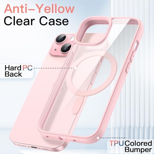 Image of JETech Magnetic Case for iPhone 15 Plus, Pink