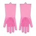 Produktbild ROTEK Magische Silikon-Handschuhe, Silicone Geschirrspülhandschuhe, Küchenhelfer, Hitzebeständig, Reinigen, Haushalt, Geschirrspülen, Autowäsche