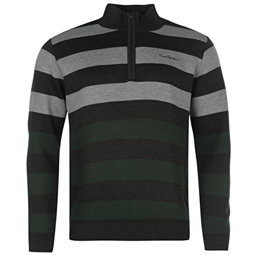 Pierre Cardin Uomo 1/4 Zip Maglia Maglione