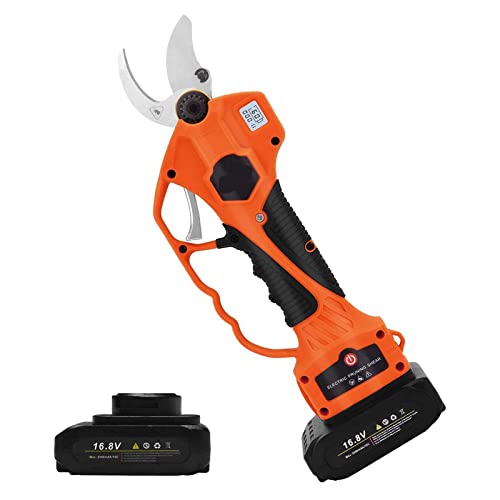 Tijeras De Podar Eléctricas Inalámbricas, Podadoras Profesionales De Ramas De Árboles, con Batería De Respaldo De 2 Ah Y Pantalla De Alimentación, Diámetro De Corte Máximo De 30 Mm