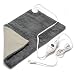 Heating Pad XL King Size by Paramed - Extra Large 12" x 24" - Moist/Dry Heat Therapy Functions & Auto Shut-Off - for Neck, Back, Shoulder, Menstrual Pain & Sore Muscle Relief - Washable