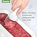 Tovolo Tilt-Up Ice Cream Scoop (White) - Non-Slip Grip Ice Cream Scooper with Footed Handle – Ice cream Scoop for Cookie Dough, Gelato, Sorbet & Frozen Treats - Dishwasher Safe & BPA-Free