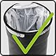 WENKO Treteimer Mod. Leman, 3 Liter, mit herausnehmbarem Einsatz, aus lackiertem Stahl, 17 x 25 x 22,5 cm, Dunkelblau