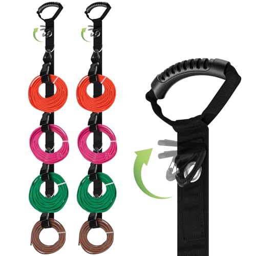 Wowangce 2 Sets Adjustable Extension Cord Organizer Heavy Duty Extension