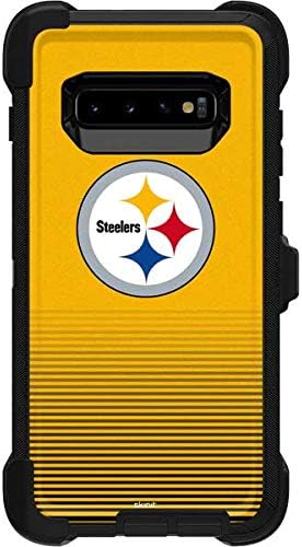 Skinit Decal Skin Compatible with OtterBox Defender Galaxy S10 - Officially Licensed NFL Pittsburgh Steelers Breakaway Design