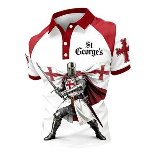 Tee-shirt Saint-Valentin homme au design patriotique anglais pour l'ete