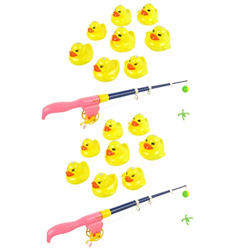 Kylewo 2 Juegos de baño para niños, Juego de Pesca, Juguete Educativo, Juego de rol de Pesca para niños