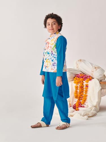 Pspeaches Boys Regular Kurta With Pyjamas (15-16Years)