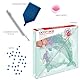 DIAMOND DOTZ BOX 2592829 Original 5D Diamond Painting Box Set, Tanzende Delfine, DIY Diamant-Malerei-Kit mit Motivbox und Glitzersteinen für Kinder ab 6 Jahren, Beginner