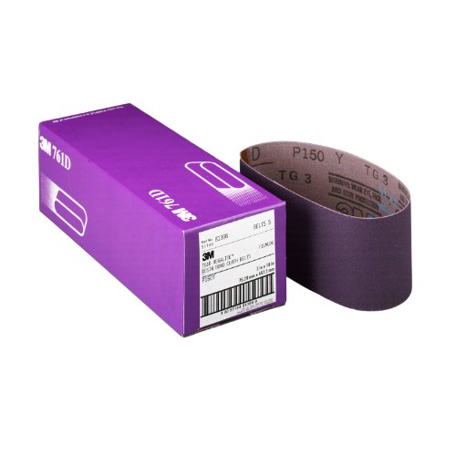 3M 81399 Regalite Resin Bond 50 Grit Cloth Sanding Belt, 3 x 21