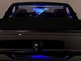 Wind Deflector for Mustang M15 2015+Convertible, Wind Blocker with Mustang Logo, Multi-Color LED w Dimmer Remote, Bundle Price…