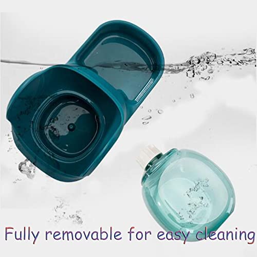 Ylsafet Transparent Colorful Automatic Pet Feeder, 3.8L Gravity Pet Water Dispenser, Small Medium Pets Automatic Food Feeder And Waterer Set, For Dogs Cats Pets Animals, Easily Clean (Color : G) #TOP7