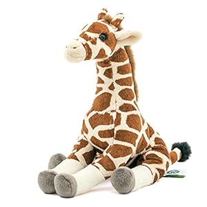 カロラータ キリン ぬいぐるみ (おすわりシリーズ/やさしい手触り) リアル 動物 おもちゃ お人形 ギフト プレゼント 誕生日 (検針2度済み) / クリスマス クリスマスプレゼント" 