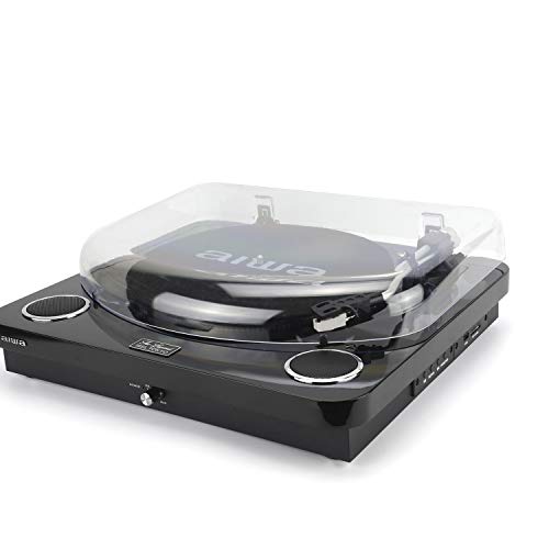 Aiwa GBTUR-120BKMKII : Tourne-Disque Bluetooth avec Encoding, 3 Vitesses, Radio FM, USB et SD – Conversion directe de… - Les Beatles, Paul McCartney, John Lennon, RIngo Starr, George Harrison Aiwa GBTUR-120BKMKII : Tourne-Disque Bluetooth avec Encoding, 3 Vitesses, Radio FM, USB et SD - Conversion directe de… – Image 7