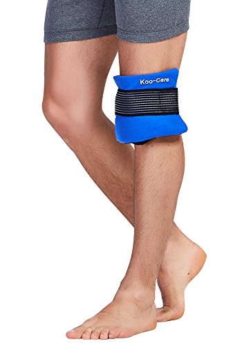 image for Koo-Care 2 Flexible Gel Ice Pack and 1 Wrap with Elastic Strap for Hot