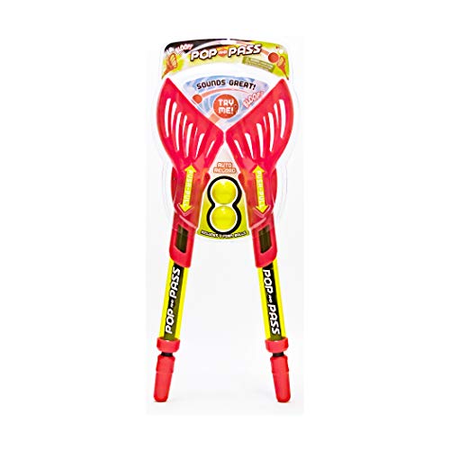 Hog Wild Pop and Pass Outdoor Game - Toss and Catch Foam Balls with The Launcher - Award-Winning Active Play - Includes 2 Launchers & 3 Foam Balls - Ages 6+
