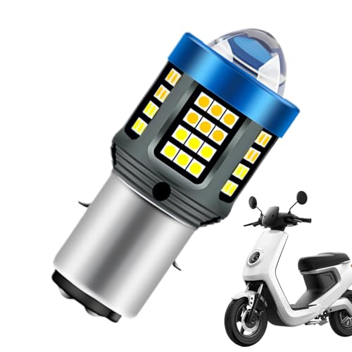 Genérico Bombilla LED H4 para Faros,Bombilla H4 Doble Función Aleación De Aluminio,Lámpara para Moto - Uso En Carretera Circuito Ciudad Trails Touring Y Conducción Diaria