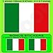 Produktbild ITALIEN Italienische Flagge ITALIEN 100mm Auto & Motorrad Aufkleber, Vinyl Sticker x1+2 BONUS