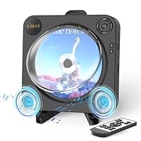 CDプレイヤー【Bluetooth付き】 CDプレーヤー ポータブル ウォークマン スピーカー内蔵 BBS低音